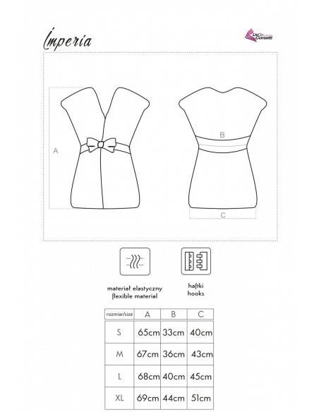 Imperia peniuar with short sleeve, Livia Corsetti lc 90041