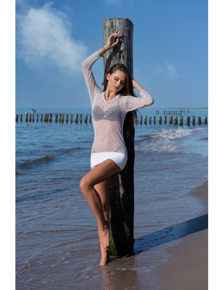 Tunika plażowa biała Livia Corsetti July Morning lc 90003 