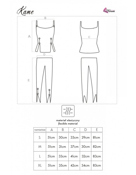 Kame pajamas women's pink, Livia Corsetti lc 50002