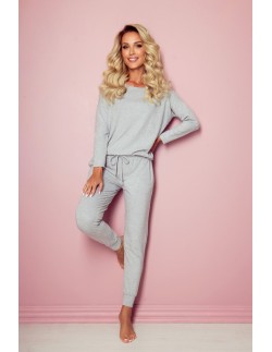 Paula komplet bluzka i spodnie s-2xl, De Lafense 555