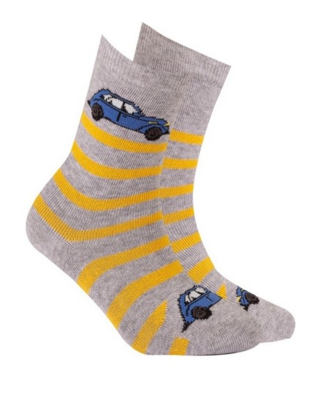 Socks for boys patterned 6-11 lat, Wola
