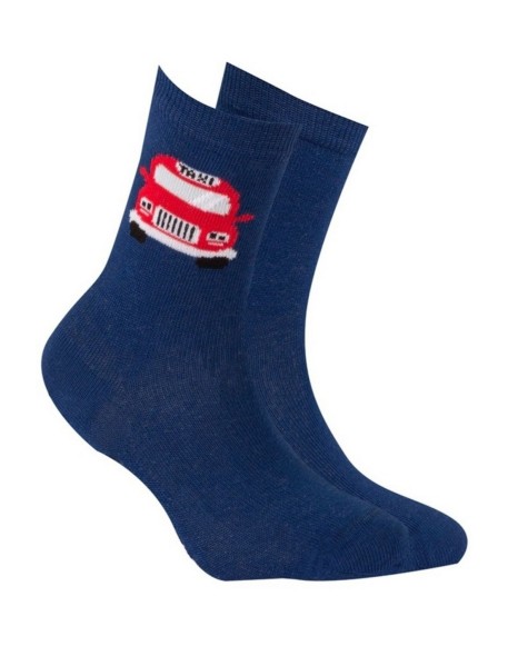 Socks for boys patterned 6-11 lat, Wola