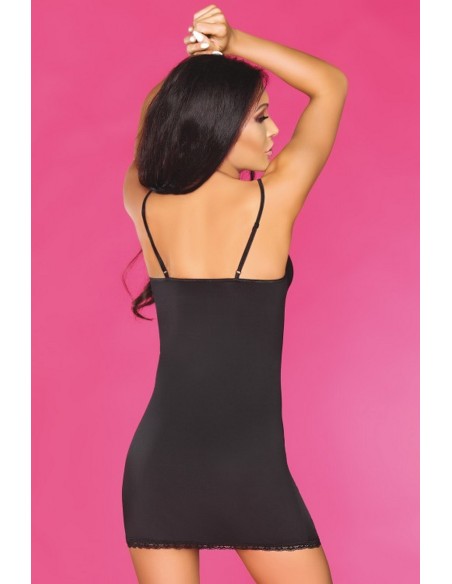 Marion t-shirt night with thongs black, Livia Corsetti lc 90255