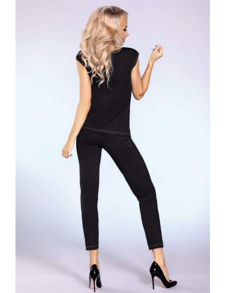 Siona piżama damska czarna, Livia Corsetti lc 22009 