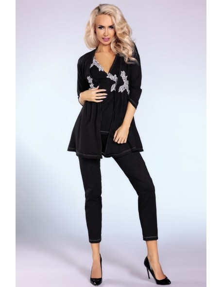 Siona pajamas women's black, Livia Corsetti lc...