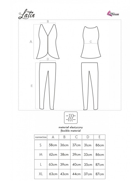 Latin pajamas women's beige, Livia Corsetti lc...