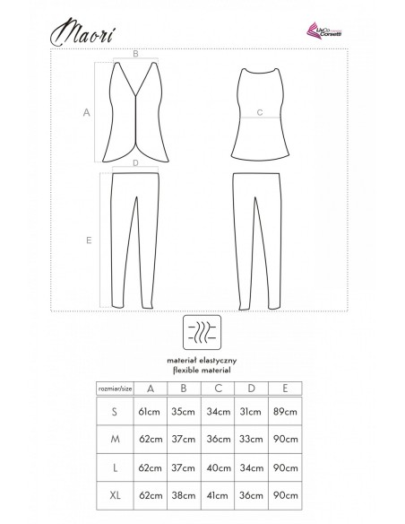 Maori pajamas women's mocca, Livia Corsetti lc 90099