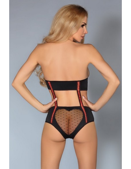 Reiko body erotyczne czarne, Livia Corsetti lc...