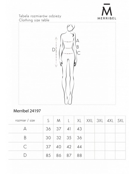 Dress women's mini short sleeve with ozdobną frill, Merribel 24197d