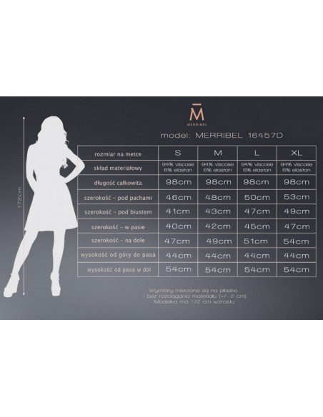 Dress women's with short sleeve welt in waist, Merribel 16457d