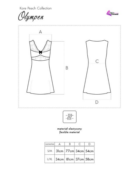 Olympen t-shirt night, Livia Corsetti lc 90381-2