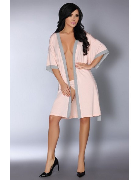 Aoidea szlafrok damski z krótkim rękawem, Livia...