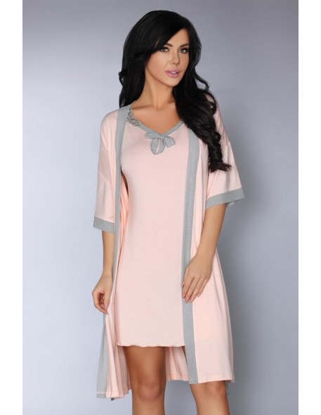 Aoidea szlafrok damski z krótkim rękawem, Livia...