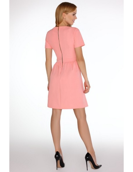 Marelna dress women's short sleeve flared...