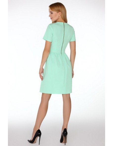 Marelna dress women's short sleeve flared...