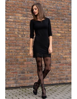 Beverlem dress women's mini with 3/4 sleeve black,... 2