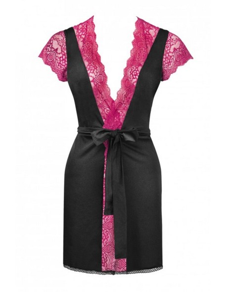 KuMiko peniuar z krótkim rękawem szlafrok...