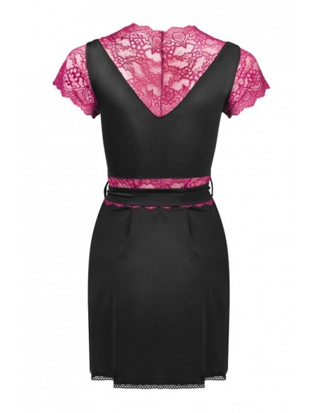 KuMiko peniuar z krótkim rękawem szlafrok damski, Livia Corsetti lc 90428 