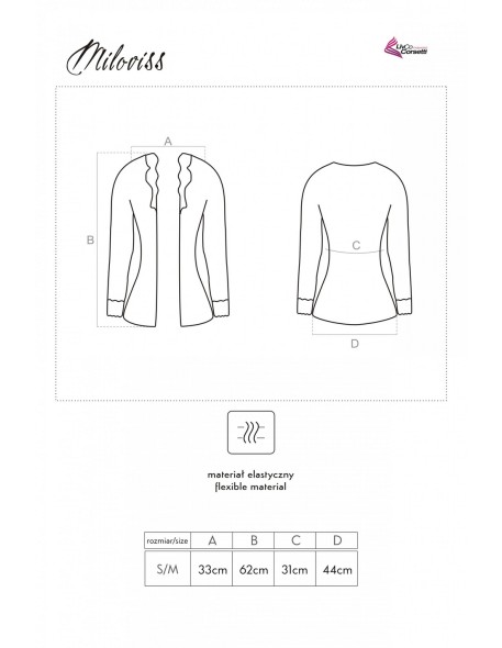 Miloviss set body + bathrobe pink, Livia...