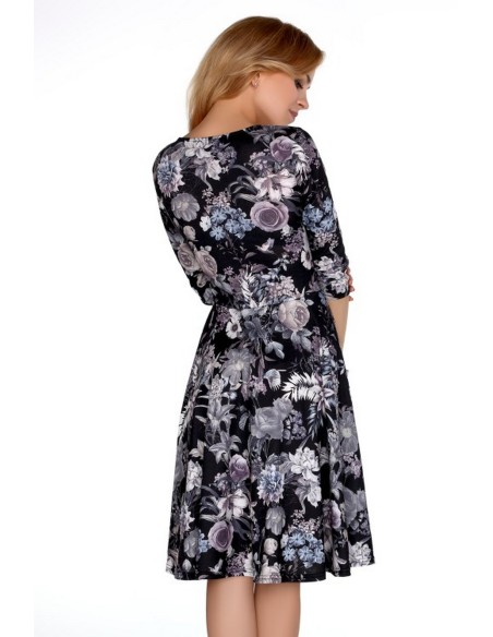 Anorin dress women's midi 3/4 sleeve floral pattern, Merribel fz1739