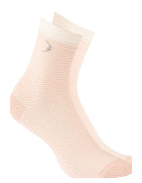 Skarpetki dziewczęce wzorowane 11-15 lat, Wola