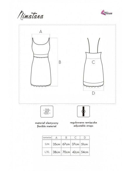 NiMatana koszulka nocna różowa, Livia Corsetti lc 90498 
