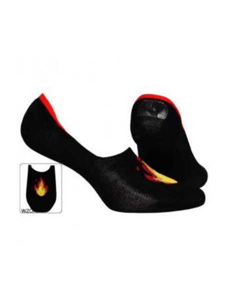 Mokasynka skarpetki męskie wzorowane silikon, Wola