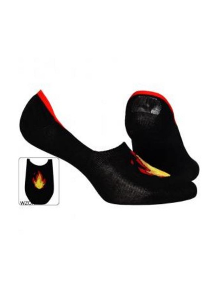 Mokasynka skarpetki męskie wzorowane silikon, Wola