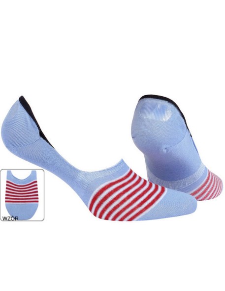 Mokasynka socks men's patterned silikon, Wola