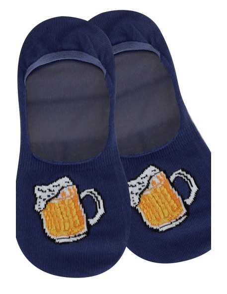 Mokasynka socks men's patterned silikon, Wola