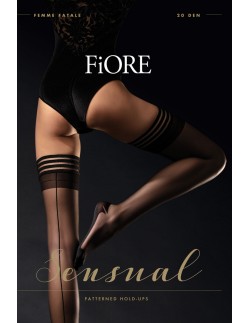 Femme fatale stockings self-supporting 20 den, Fiore 2