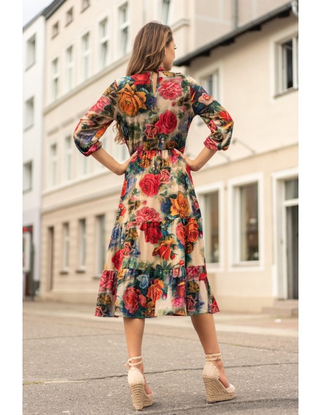 Mionate dress women's long with long sleeve,...