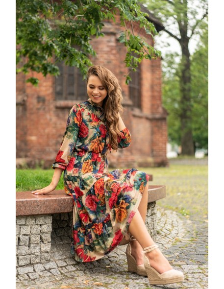 Mionate dress women's long with long sleeve,...