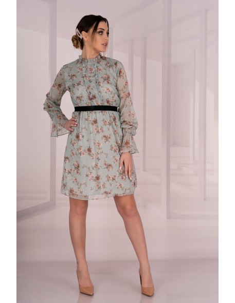 Sharmanina dress women's with flowers with long...