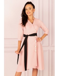 Miramen dress women's midi with 3/4 sleeve powdery, Merribel