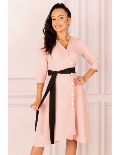 Miramen dress women's midi with 3/4 sleeve...