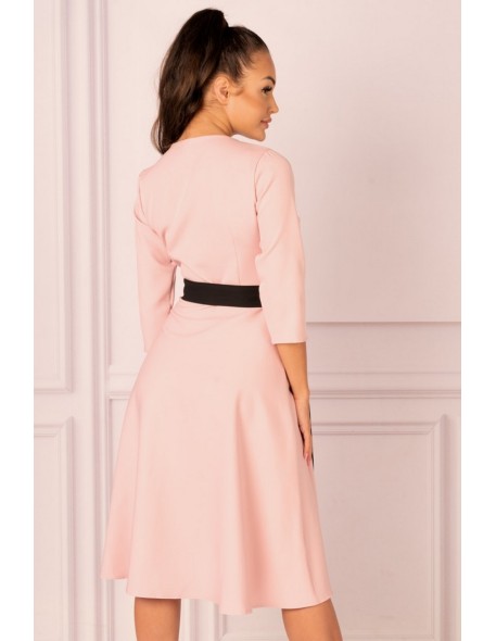 Miramen sukienka damska midi z rękawem 3/4...