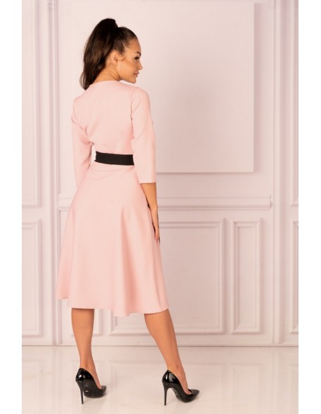 Miramen dress women's midi with 3/4 sleeve...