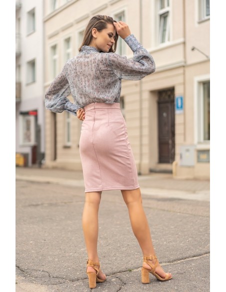 Nadriela bluzka damska z długim rękawem szara, Merribel b8