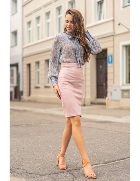 Nadriela blouse women's with long sleeve grey, Merribel b8