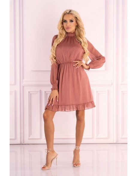 Collya dress women's with long sleeve powder...