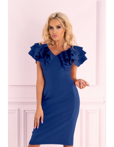 Maxtira sukienka damska z falbanami na...