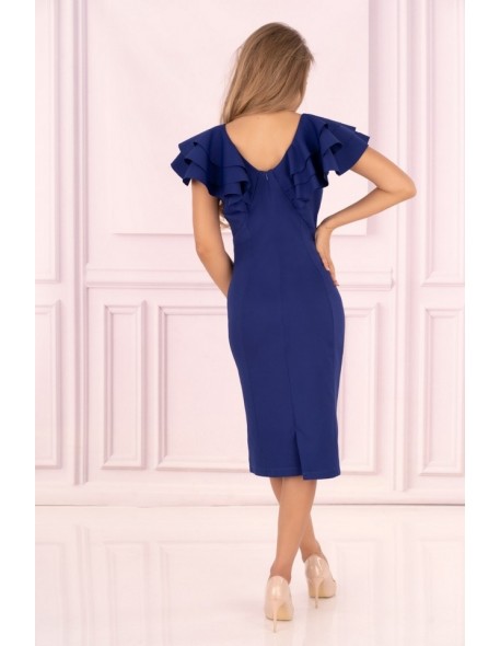 Maxtira sukienka damska z falbanami na...