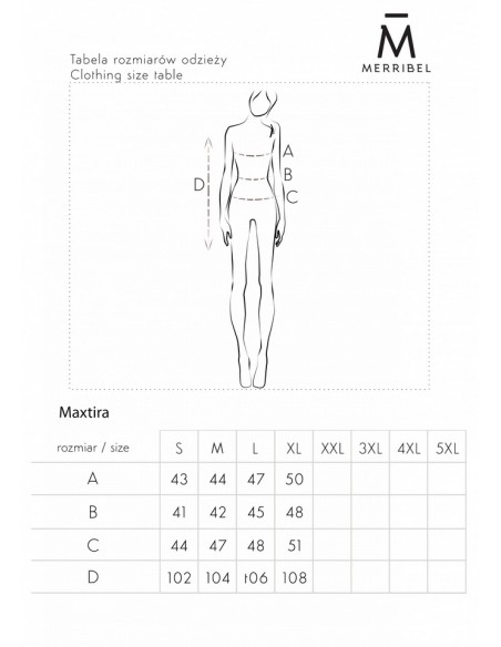 Maxtira dress women's with falbanami na ramionach chabrowa, Merribel 1114