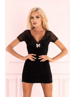 Moonceta t-shirt night with thongs black, Livia Corsetti...