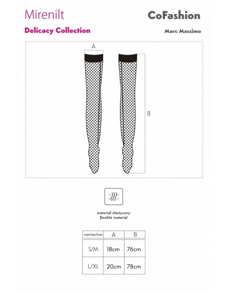 Stockings to belt fishnet stockings Mirenilt Cofashion CF 90576