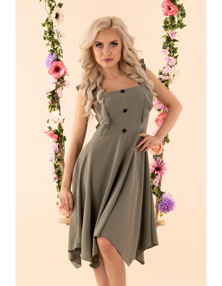 QuelLama sukienka damska midi na ramiączkach...