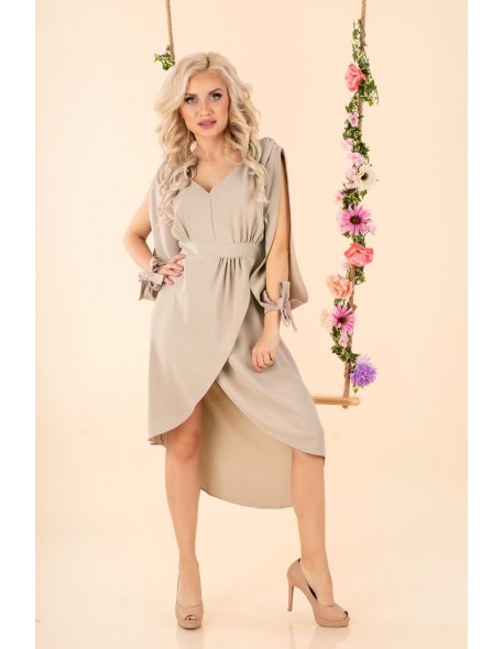 Mallani dress women's midi with long sleeve...