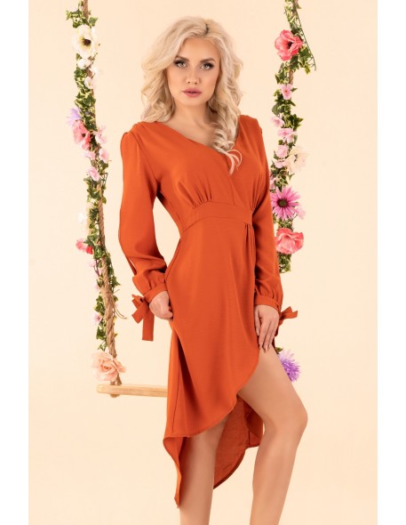 Mallani dress women's midi with long sleeve...