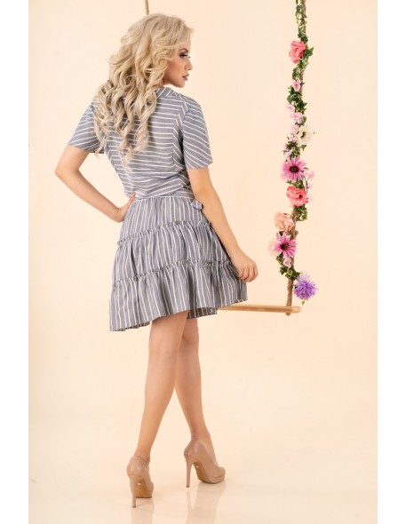 Ragominam sukienka damska z krótkim rękawem...